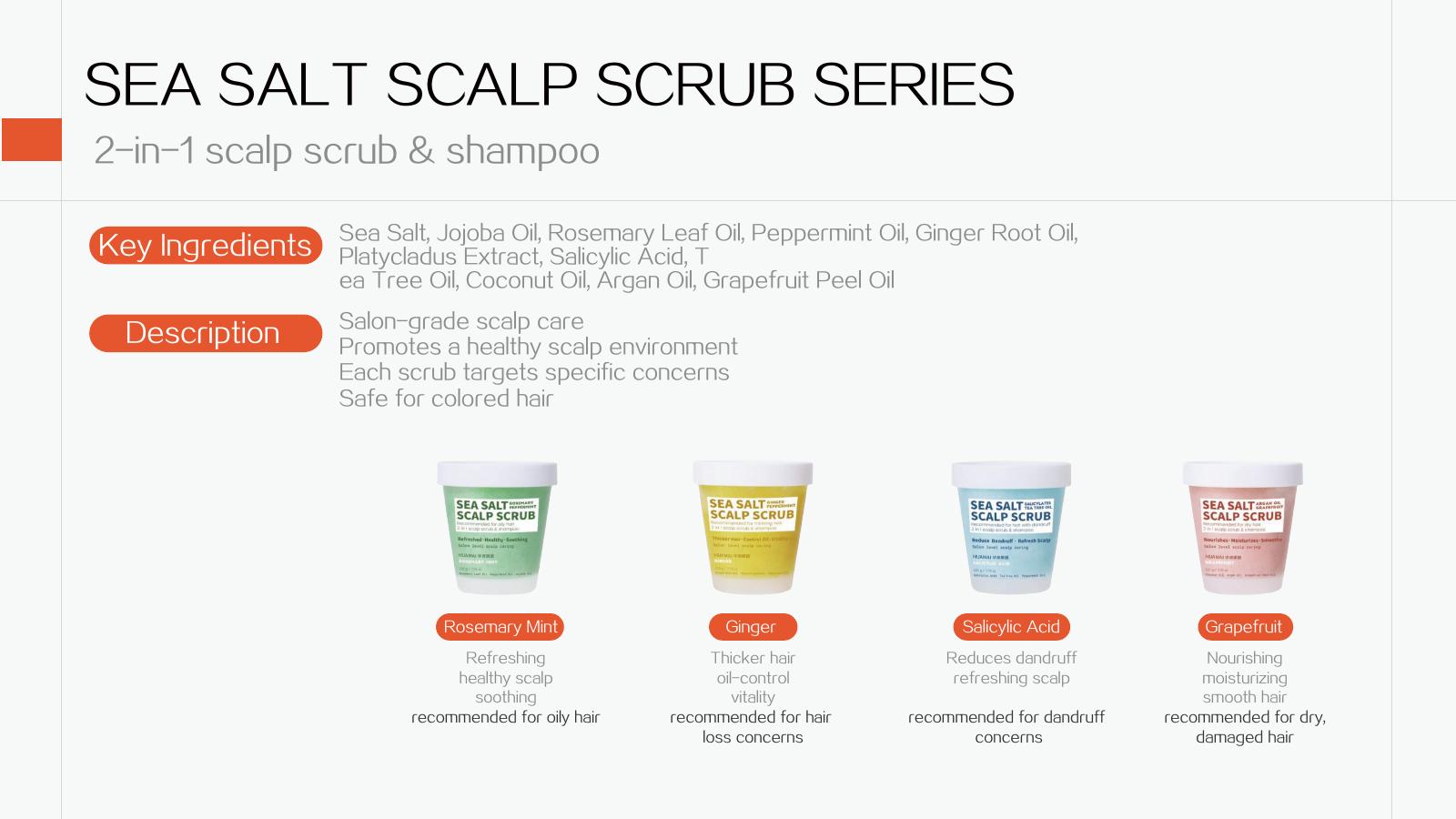 SEA SALT SCALP SCRUB SERIES