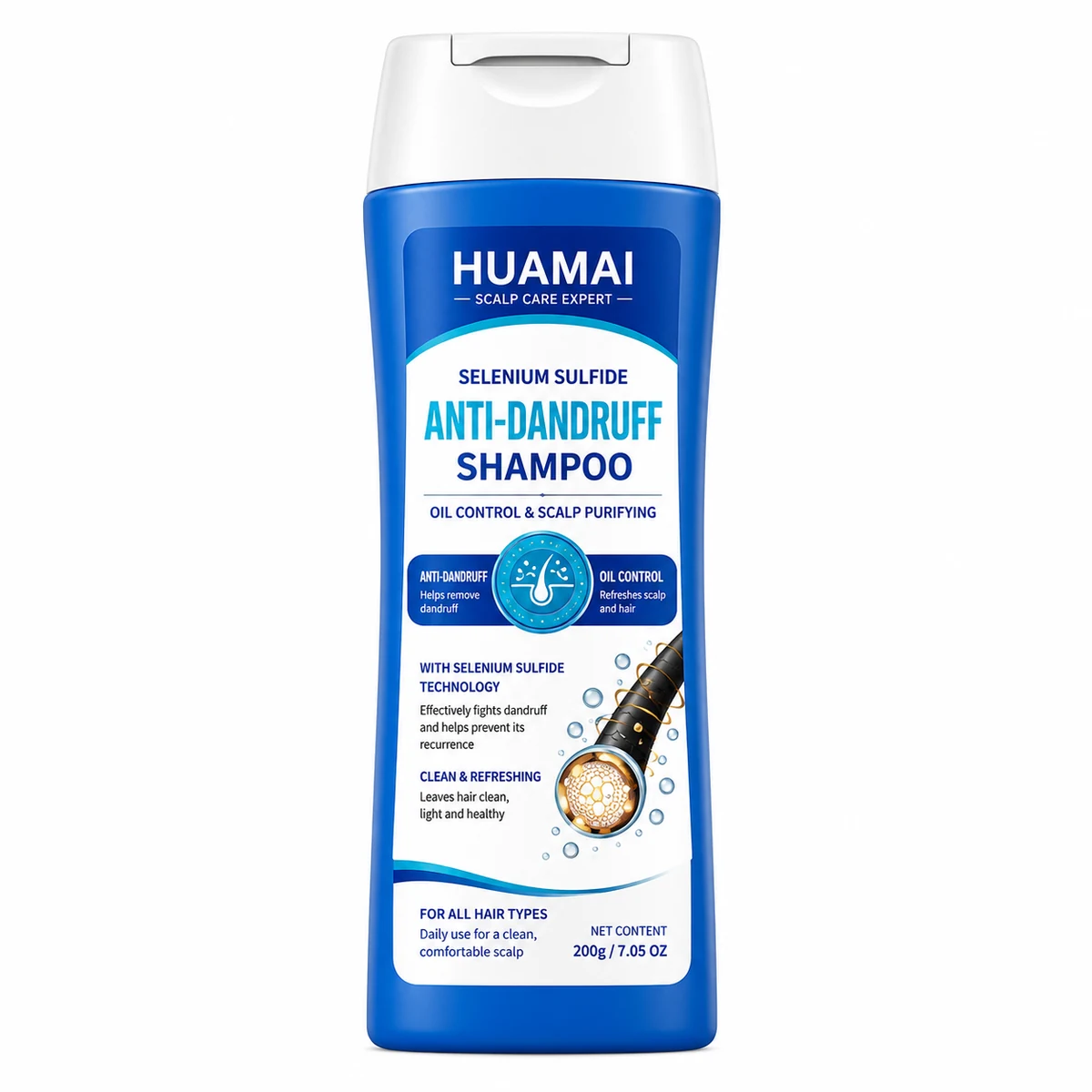 Selenium Sulfide Anti-Dandruff Shampoo - Blue Pack